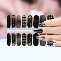Huizi Huizi Beauty Autocollant pour ongles 3D auto-adhésif