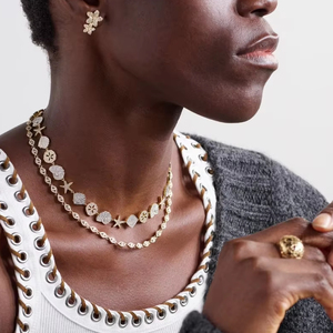 2025 nuova collana girocollo a catena Micro pavimentata CZ graziosa e piccola con ciondolo malocchio per donna gioielli fortunati turchi - Product Image 2