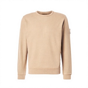 Sweat-shirt à col rond pour homme, en coton molletonné de qualité supérieure, style minimaliste streetwear - Product Image 4