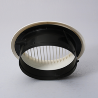Grille de ventilation ronde pour CVC, diffuseur de plafond 200 mm, grille d'alimentation et de retour pour salle de bain, bureau, ventilation par conduits