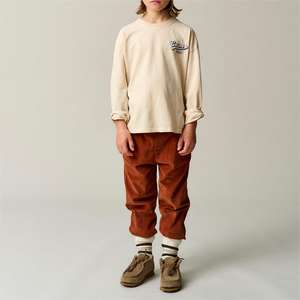 Pantalones largos de PANA con bolsillo para <span class=keywords><strong>niño</strong></span> informales largos para <span class=keywords><strong>niño</strong></span> a la moda personalizada, pantalones largos de boutique de poliéster 100% para <span class=keywords><strong>niño</strong></span> - Product Image 2