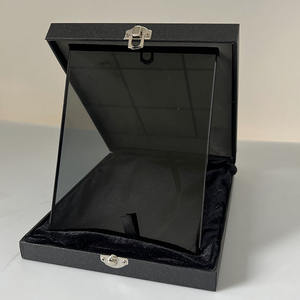 Заводская оптовая продажа черная деревянная табличка на заказ Гравировка черный кристалл сертификат MH-NJ00837 таблички - Product Image 3