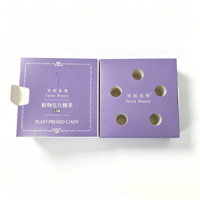 Boîte à double couvercle à rabat violet OEM, emballage en carton personnalisé, plateau intérieur découpé, papier de luxe, cosmétique, poudre libre, crème pour les yeux