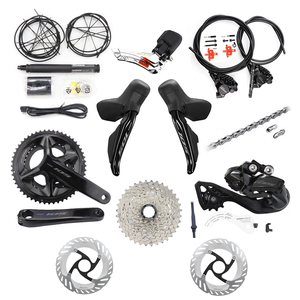 <span class=keywords><strong>Groupe</strong></span> électronique hydraulique <span class=keywords><strong>Shimano</strong></span> <span class=keywords><strong>105</strong></span> Di2 R7170 2x12 vitesses avec rotor 12s, kit de frein hydraulique pour vélo de route, pièces d'origine - Product Image 1