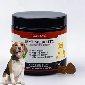 Custom Merk Logo Hond Nutritionele Heupgewrichtssupplement Verhoogt Mobiliteit Heupfunctie Gezondheidssupplement Calcium Voor Huisdier