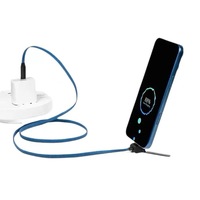 Kabel Data USB Type C 240W 60W 3A Pengisian Cepat dengan Penyangga Ponsel Terintegrasi