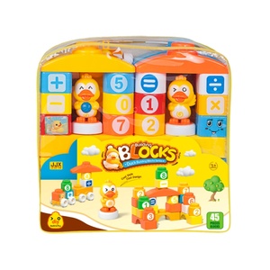 Lắp Ráp 45Pcs Thông Minh Nhựa Xây Dựng Khối Đồ Chơi DIY Đầu Giáo Dục Toán Xây Dựng Khối Thiết Lập - Product Image 3