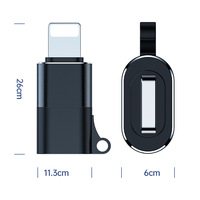 Adaptateur OTG Type C Femelle vers Micro USB Mâle pour iPhone