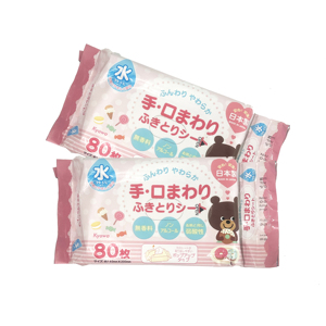 Одноразовые Детские влажные полотенца от производителя, органические, горячая Распродажа, 80 шт. пакетов, влажные салфетки, оптовая продажа - Product Image 4