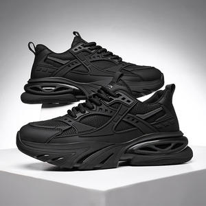 Chaussures pour hommes, chaussures de sport pour hommes, nouveau style printemps, chaussures à semelle épaisse surélevée, chaussures amortissantes, chaussures décontractées pour hommes - Product Image 5