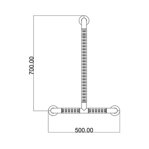 Barre d'appui Hengsheng Zhinian HS-029A en acier inoxydable antidérapante, capacité de charge 150 kg, pour salle de bain et douche - Product Image 2