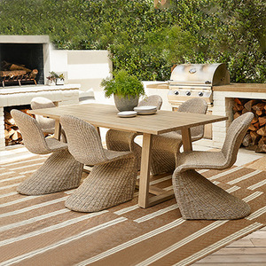 Muebles exteriores de lujo Muebles exteriores de ratán Patrón de muebles Conjuntos Silla de jardín exterior de lujo - Product Image 6