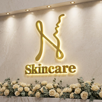 Enseigne LC, nouveau design, enseigne en lettres 3D LED personnalisée pour logo d'entreprise, enseigne pour la décoration de salon