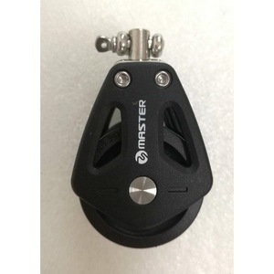 Polea Giratoria de Tres Ruedas Master BP-3505F para Yates/Barcos de Vela, Diámetro de Rueda de 35 mm, Diámetro de Cable de 8 mm, Herraje Marino - Product Image 5