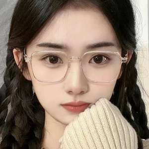 Lunettes de soleil unisexes à changement de couleur, monture en tôle, verres PC, protection anti-radiation et anti-lumière bleue pour hommes et femmes 811 - Product Image 3