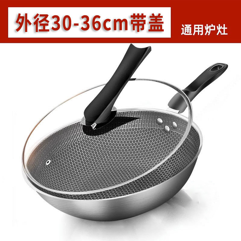 Sartén Antiadherente Honeycomb [con Tapa] - Mango de Baquelita