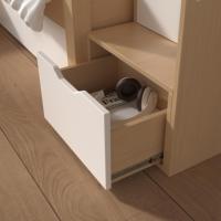 Cama Infantil de Madera con Forma de Casa de Árbol y Escaleras para Niños y Niñas, Cama Infantil Tipo Castillo en Oferta, Muebles para Dormitorio Infantil