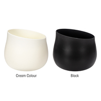 Yicai Creative Pot De Fleur En Plastique Oblique Décoration Pot De Fleur Imitation Céramique PP Pot