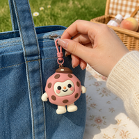 Klip Karakter Biskuit Kawaii, Boneka Kartun PVC Lembut, Jepit Rambut Bertema Dessert, Aksesoris Sepatu Custom, Gesper Sepatu