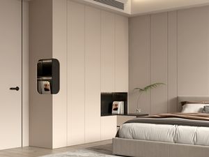 Armoire de rangement moderne pour chambre à coucher de maison vestiaire sectionnel avec armoire latérale armoire en bois - Product Image 5