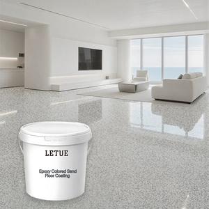 Waterproof Dust-Resistant Self-Leveling <strong>Epoxy</strong> <strong>Floor</strong> <strong>Coating</strong> with Scratch Resistance Color Sand <strong>Epoxy</strong> Flooring - Product Image 1