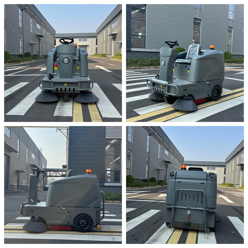 Electric Floor Sweeper Machine Industrial Floor Sweeper for Factory ...