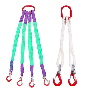 メーカーTIANMAブランド高強度コンプリートセットポリエステルWebスリング持ち上げホイストツール4mmストラップ厚さフレキシブル - Product Image 1