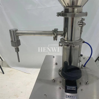 Henwi Halbautomat ische vertikale 1-Düsen-Füllmaschine Ultra hochviskoses klebriges Material Flüssigkeits suspendierter fester Wiege füller
