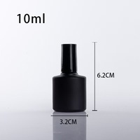 Flacons de vernis à ongles vides de 10 ml de forme spéciale avec bouchon à vis et pinceau pour sérigraphie, logo personnalisé, prix de gros usine
