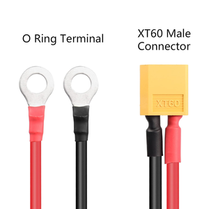 Xt60 <b>Battery</b> Splitter Xt60 Connector Panel Mount Male Power <b>Cable</b> Female Connector <b>Cable</b> - Product Image 2