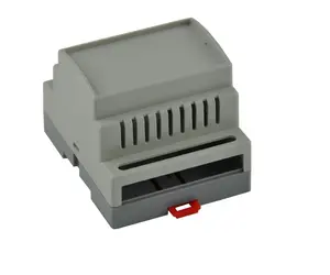 Mounting smart energy meter switch terminal block Housing PLC Industrial Control Box Module ABS PCB electronic standard din-rail