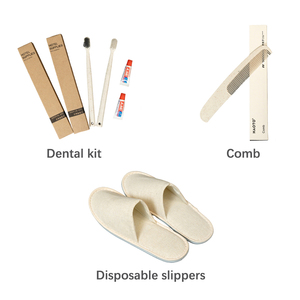 Set de Artículos de Aseo Minimalistas en Tonos Neutros <span class=keywords><strong>para</strong></span> Huéspedes de Hotel, Empaque Mate Premium, Pantuflas Ultra Suaves <span class=keywords><strong>para</strong></span> Hoteles Boutique y de Diseño - Product Image 3