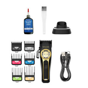 เครื่องตัดผมไฟฟ้า Kemei KM-2373 มอเตอร์ไร้แปรงถ่าน 7000-9000 รอบต่อนาที ชาร์จผ่าน USB พร้อมหวี - Product Image 1