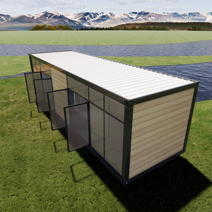 บ้านคอนเทนเนอร์คอนกรีตสำหรับสำนักงานและที่อยู่อาศัยมือถือ-ออกแบบบ้านพร้อมจัดส่งฟรีในประเทศไทยสำหรับสภาพแวดล้อมในการนอนของโรงแรม - Product Image 3