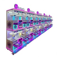 Mesin Cakar Mini Koin Arcade yang Dapat Disesuaikan Warna dan Desainnya, dengan Konstruksi Logam dan Garansi 1 Tahun