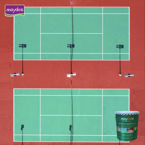 Pour Maydos peinture de sol à base acrylique PU <span class=keywords><strong>caoutchouc</strong></span> humide Verser Pickleball Court matériaux de sol <span class=keywords><strong>revêtement</strong></span> et peinture produit - Product Image 1
