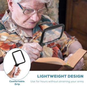 กระจกขยาย LED 5ดวงแว่นขยายอ่านหนังสือพับได้แว่นขยาย<span class=keywords><strong>2x</strong></span> สำหรับเด็กโต - Product Image 3