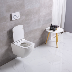 Cuarto de baño moderno, Wc <span class=keywords><strong>suspendido</strong></span>, artículos sanitarios de cerámica, trampa en P, <span class=keywords><strong>inodoro</strong></span> europeo para colgar en la pared, <span class=keywords><strong>inodoro</strong></span> colgante sin montura - Product Image 5