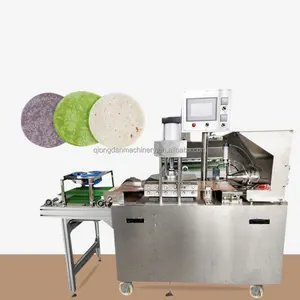 Máy làm bánh mì phẳng thương mại tự động Dễ dàng vận hành Tortilla dây chuyền sản xuất hoàn chỉnh máy làm bánh Tortilla