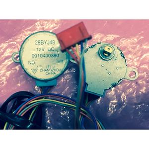 มอเตอร์สเต็ปเปอร์ 28BYJ48 12V DC สำหรับอะไหล่เปลี่ยนใบพัดแอร์ - Product Image 2