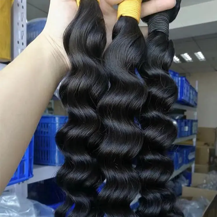 Wholesale Discount Virgin Bundles Bulk In Stock Human Extensions 100% Unprocessed Burmese Curly Hair