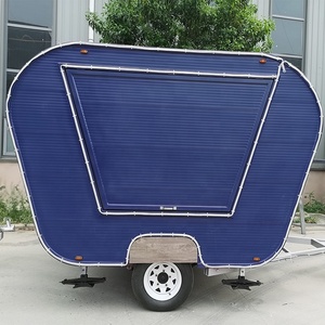 Camion de restauration mobile, bar ambulant, camion de vente au détail, chariot de café rétro, chariot de nourriture <span class=keywords><strong>vintage</strong></span>, <span class=keywords><strong>petite</strong></span> remorque à café à vendre à Dubaï - Product Image 5