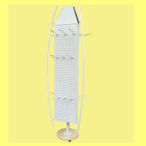 3 Mặt Tam Giác Pegboard Tầng Spinner Racks Cho Tóc Phụ Kiện Mở Rộng Hiển Thị Quay Racks - Product Image 1