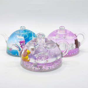 ของตกแต่งกาน้ำชาอะคริลิกเหลวแบบ OEM ปลอดสารพิษ รูปทรงเข้มข้น ประกายระยิบระยับ ของตกแต่งกาน้ำชาอะคริลิกเหลวแบบเคลื่อนไหวได้ - Product Image 3