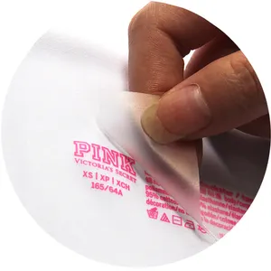 Etiquetas personalizadas con nombre de marca <span class=keywords><strong>para</strong></span> el cuidado del cuello, de seda, <span class=keywords><strong>para</strong></span> <span class=keywords><strong>ropa</strong></span>, con transferencia térmica, con logotipo personalizado - Product Image 1