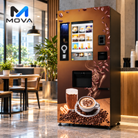 Distributeur automatique de café commercial avec écran tactile LCD, brassage grain à tasse, gestion basée sur le cloud, options de paiement multiples pour la vente au détail