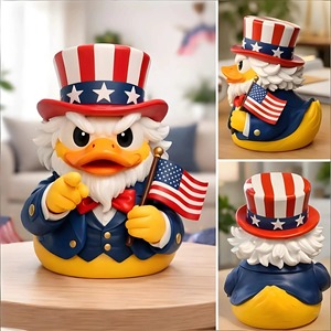 Statuetta in Resina dell'Uncle Sam per il 250° Anniversario degli USA - Decorazione per la Casa - Artigianale, Personalizzabile, Produzione OEM all'Ingrosso - Product Image 3
