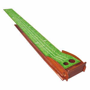 <span class=keywords><strong>Mini</strong></span> Oficina interior/exterior Putting Green Base de madera con alfombra de terciopelo para practicar - Product Image 2