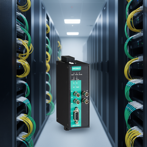 Convertisseur de fibre optique Moxa ICF-1280I-S-ST 10/100 Mbps Ethernet vers fibre optique de qualité industrielle - Product Image 3