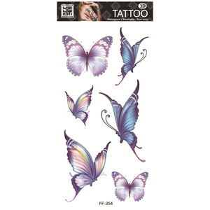 Nouveaux Tatouages Temporaires Papillons Indiens en Papier 2026 – Autocollants Écologiques Résistants à l'Eau pour le Corps – Art Corporel Coloré - Product Image 5
